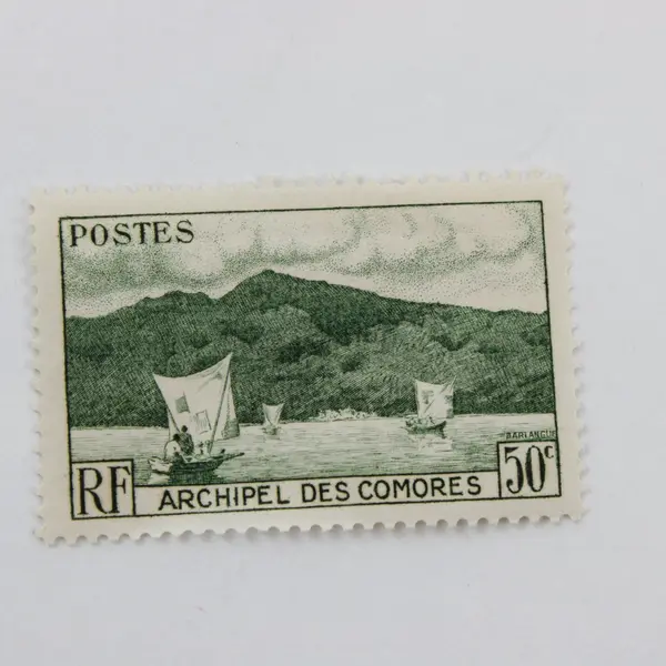 Set of 3 Comoro Islands 1950 Scott 30-32 Archipel des Comores Stamps Mint Hinged