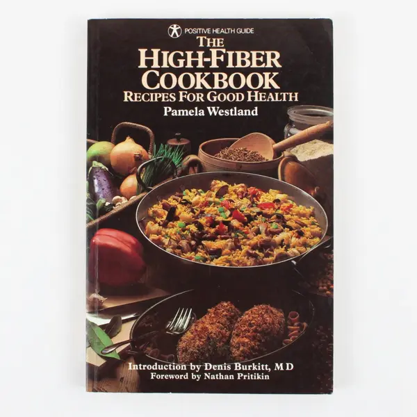 VTG The High Fiber Cookbook Recipes for Good Health Pamela Westland 1982 PB Good