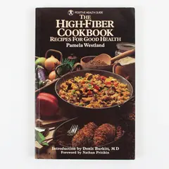 VTG The High Fiber Cookbook Recipes for Good Health Pamela Westland 1982 PB Good