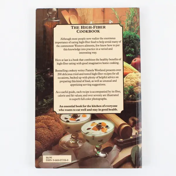 VTG The High Fiber Cookbook Recipes for Good Health Pamela Westland 1982 PB Good