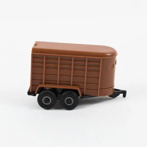 Ertl 1/64 Brown Livestock Horse Trailer Pickup Truck Farm Toy