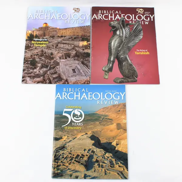Lot of 3 2025 Biblical Archaeology Review Magazine Issues Celebrating 50 Years 