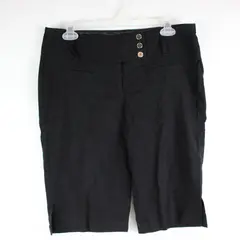 Tracy Evans Women's Black Knee-Length Shorts Size 9 Pre-Owned