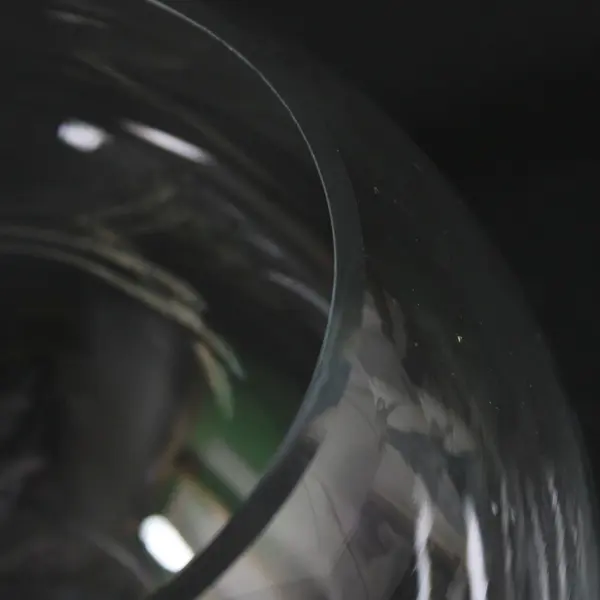 Clear Glass Round Bubble Bowl Vase 7 Inch Diameter Vase Fish Bowl Terrarium