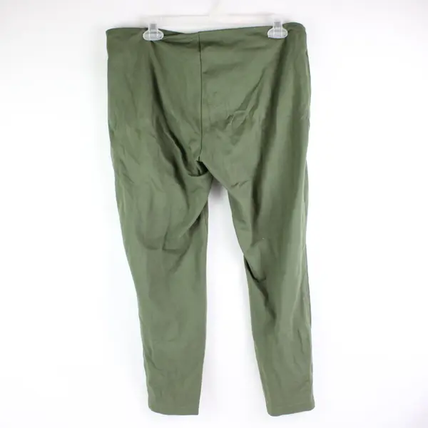 Rachel Zoe Women's Olive Green Stretch Pants Size Large