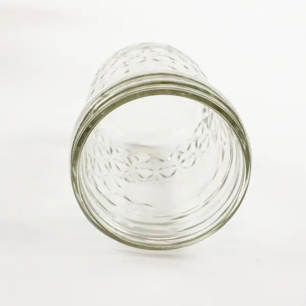 Set of 5 Ball Quilted  And 1 Kerr Half Pint Jam Jelly Jars With Lids and Rings