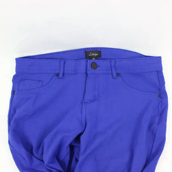 Labijou Women's Blue Low Rise Skinny Stretch Pants Size Medium
