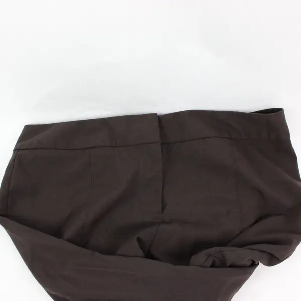 Worthington Women's Modern Fit Brown Cropped Straight Leg Pants Size 12