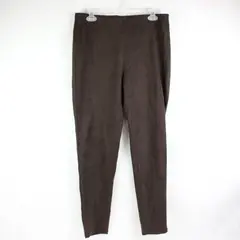 Bagatelle Collection Women's Brown Faux Suede Stretch Waist Pants L
