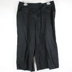 Worthington Women's Black Cropped Wide Flare Pants Size 10