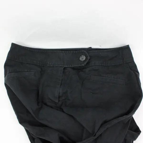 Worthington Women's Black Cropped Wide Flare Pants Size 10