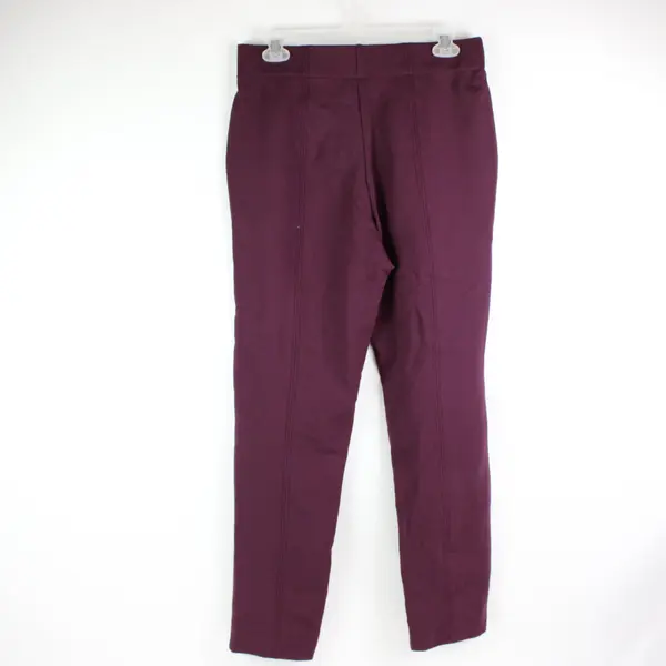 Thalian Ponte Stretch Leggings Skinny Pants Women's Size 10 Wine