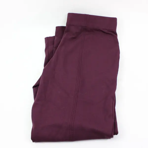 Thalian Ponte Stretch Leggings Skinny Pants Women's Size 10 Wine