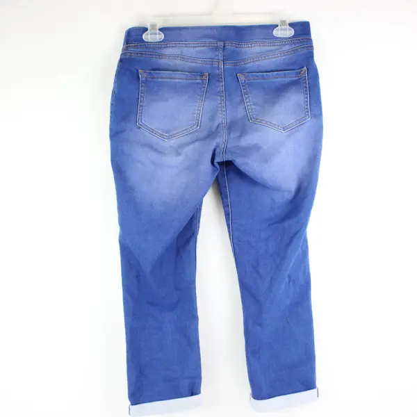 NoBo Women's Mid Rise Cropped Drawstring Jeans Size M 7-9