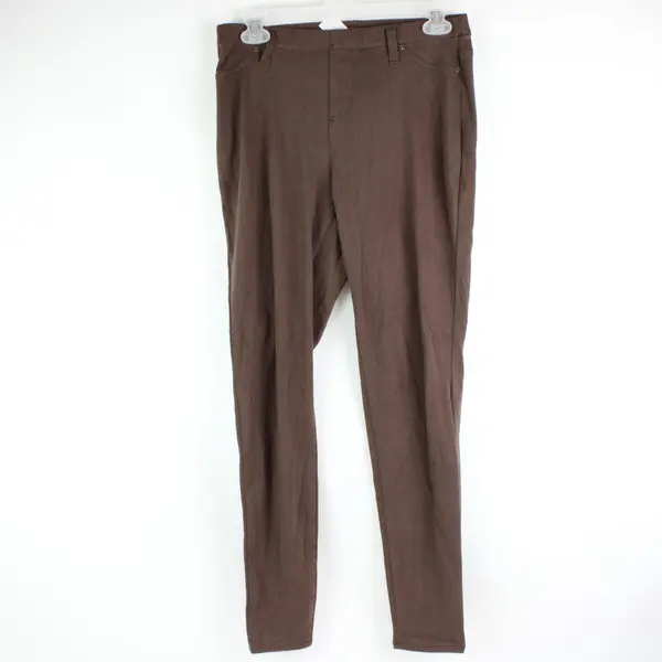 Time and Tru Women's Brown 'Warm Fudge" Skinny Leg Pants Medium 8-10