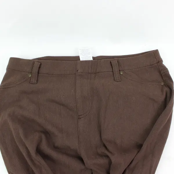 Time and Tru Women's Brown 'Warm Fudge" Skinny Leg Pants Medium 8-10