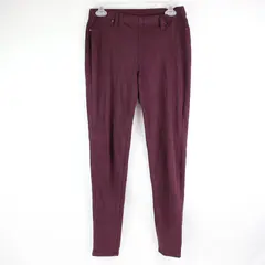 Time and Tru Women's Wine Red Skinny Leg Pants Medium 8-10