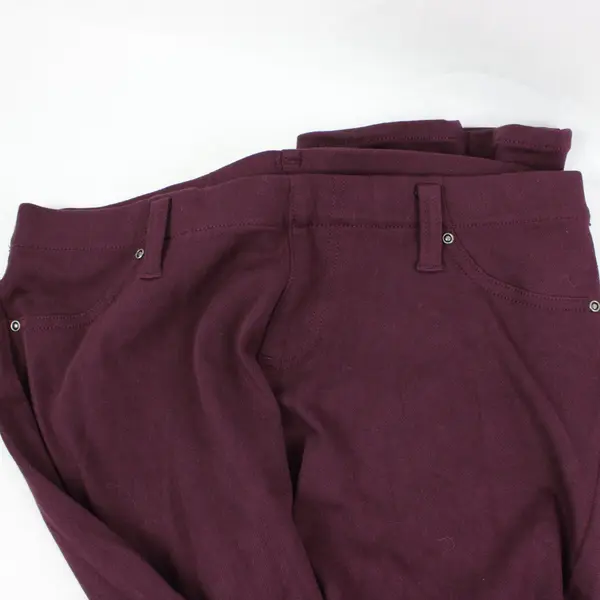 Time and Tru Women's Wine Red Skinny Leg Pants Medium 8-10