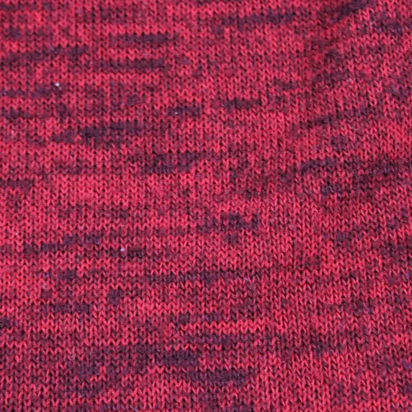 Liz Claiborne Women's Red Space Dye Knit Tunic Top Small Button Shoulder