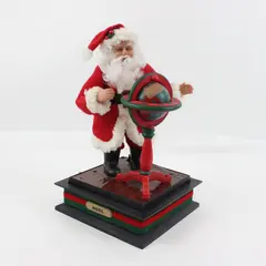 Holiday Creations Musical Santa Figurine Christmas Decor Noel Base