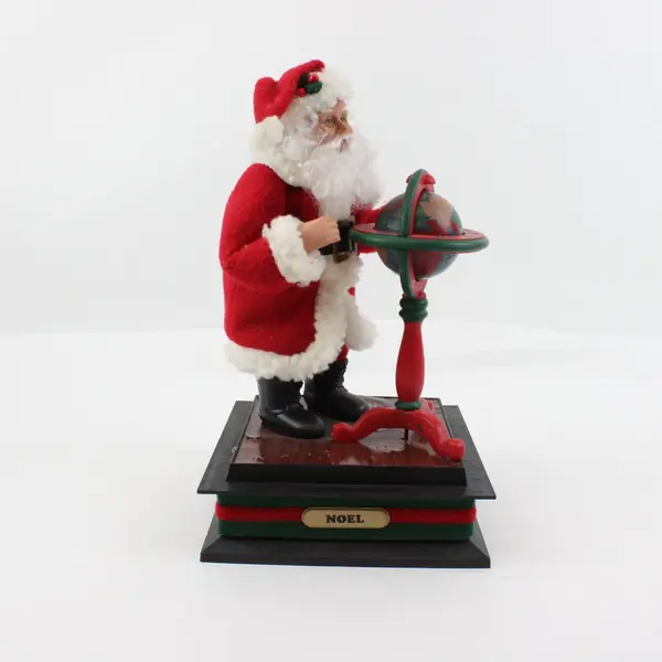 Holiday Creations Musical Santa Figurine Christmas Decor Noel Base