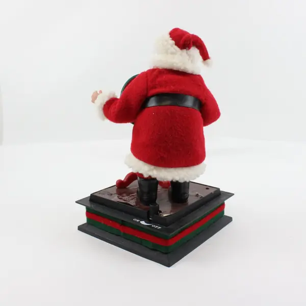 Holiday Creations Musical Santa Figurine Christmas Decor Noel Base