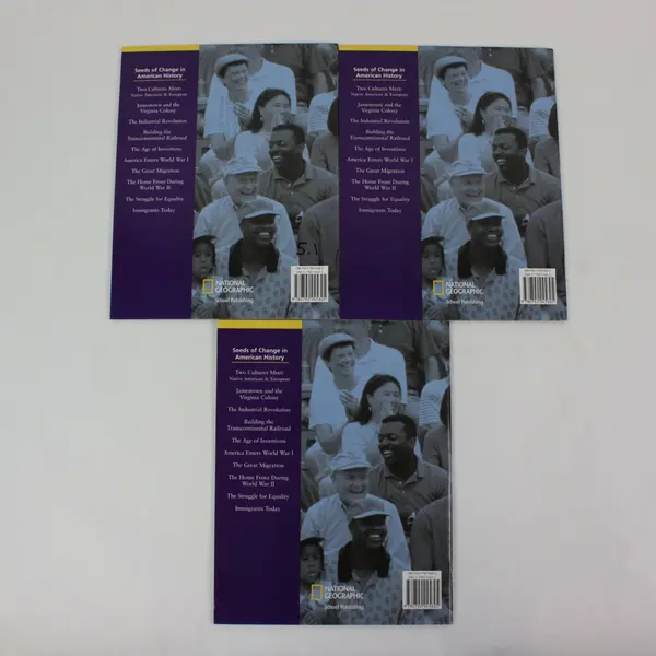 Lot of 3 National Geographic Immigrants Today Ann M Rossi Paperback 2013 VG