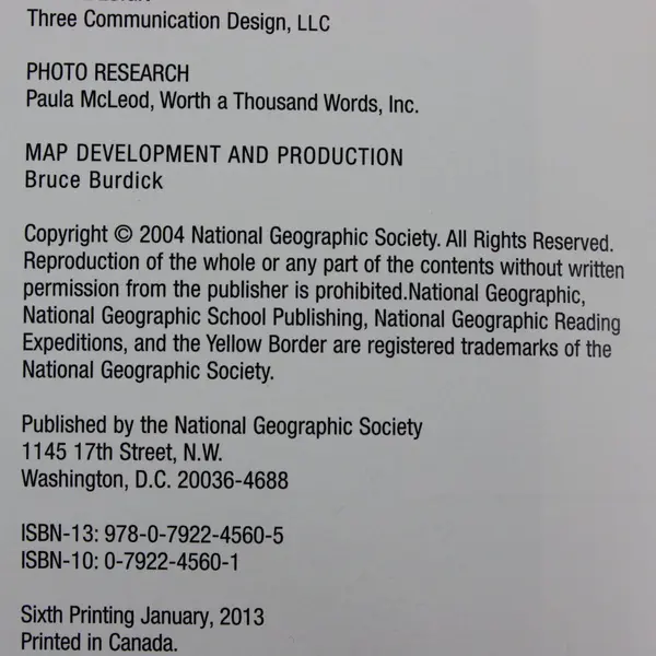 Lot of 3 National Geographic Immigrants Today Ann M Rossi Paperback 2013 VG