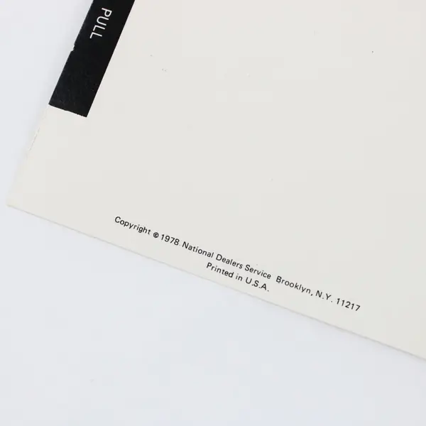Vintage Food Home Freezing Made Easy Sliding Checklist Card