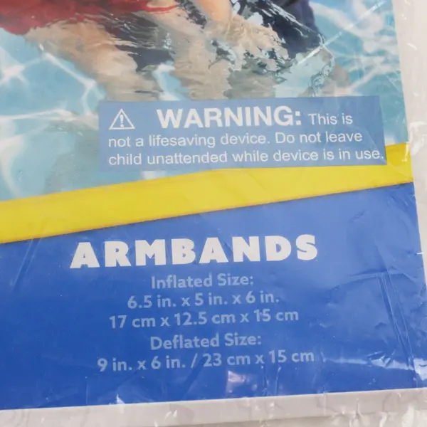 Bestway Disney Mickey Mouse Inflatable Swim Armbands Ages 3-6 New Open Box