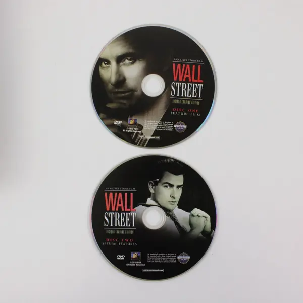 Wall Street 2-Disc DVD Set 2010 Insider Trading Ed., Douglas, Sheen, Hannah 