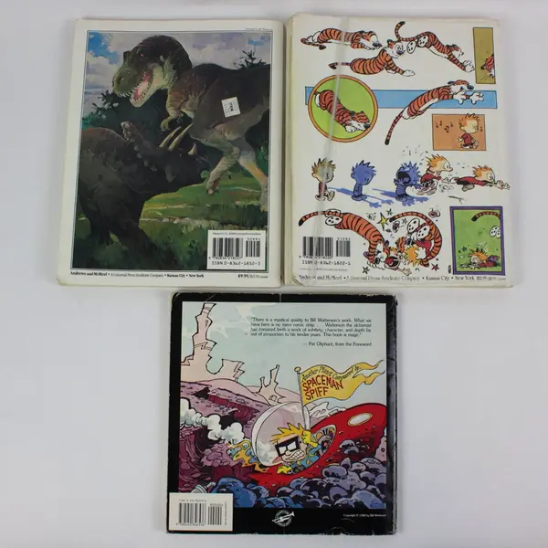 Lot of 3 Calvin & Hobbes Vintage Paperback Comic Books Bill Watterson Acceptable