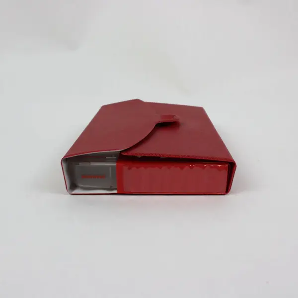PILBOX Liberty Weekly Medication Organizer Red Travel Pill Case