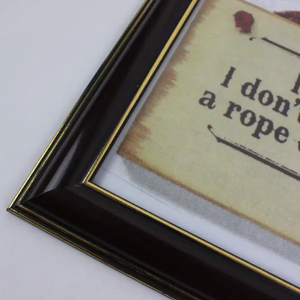 Framed Western Horse Rope Quote Wall Sign Rustic Decor