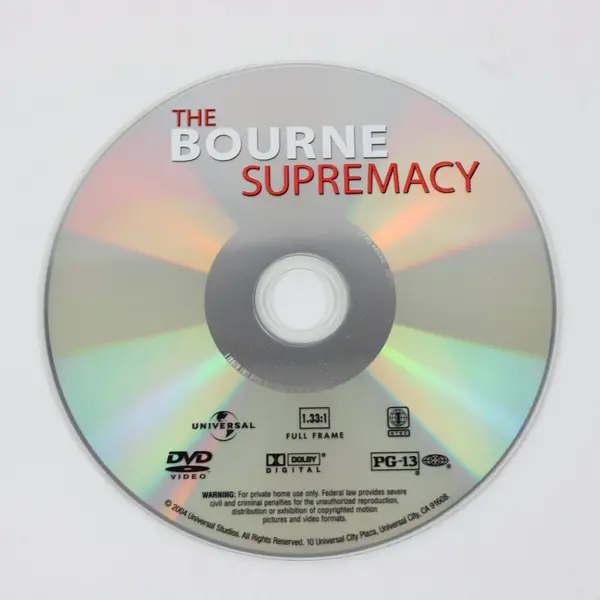 The Bourne Supremacy DVD 2004, #24994 Matt Damon, Julia Stiles 