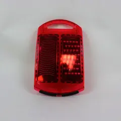 Red Plastic Double-Sided Grater Kitchen Tool