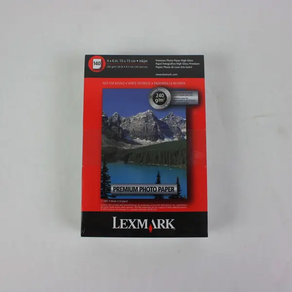 Lexmark 4x6 Printing Kit 140 Sheets Glossy Photo Paper #35 Color Cartridge