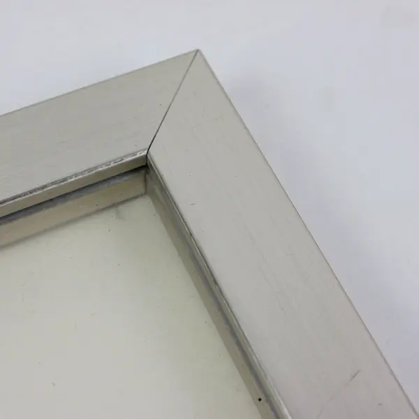 Lot of 2 MILANO 4x6 Photo Frames Silver Teal Black Tabletop
