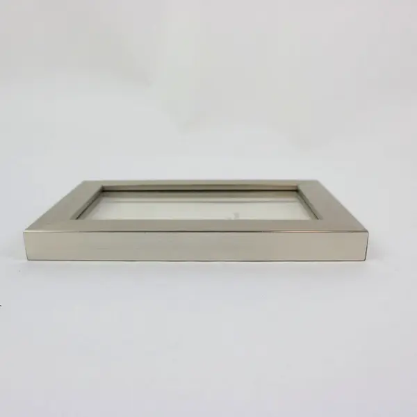 Lot of 2 MILANO 4x6 Photo Frames Silver Teal Black Tabletop