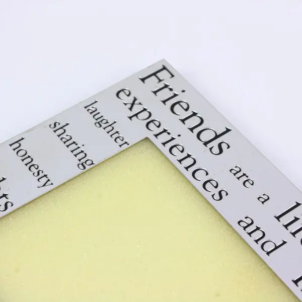 Lot of 2 Silver-Tone Photo Frames 3.5 x 5.5 Inch