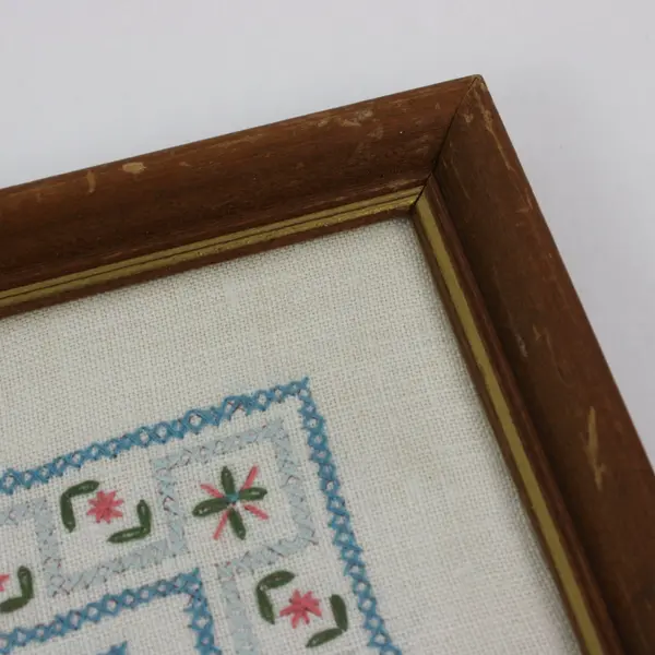 Framed Cross Stitch To Have A Home Sweet Home Quote Wood Frame Wall Art