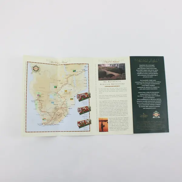 Rovos Rail 2001-2002 Luxury Train Africa Travel Brochure