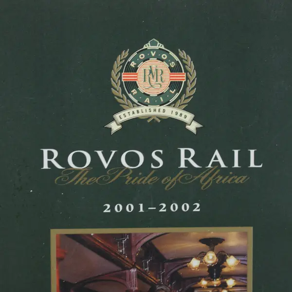 Rovos Rail 2001-2002 Luxury Train Africa Travel Brochure