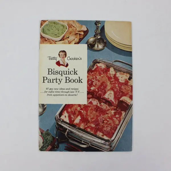 1957 Betty Crocker Bisquick Party Book Recipe Booklet, General Mills