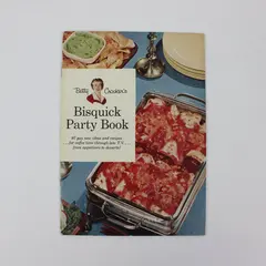1957 Betty Crocker Bisquick Party Book Recipe Booklet, General Mills