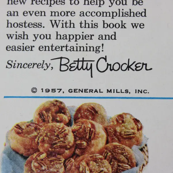 1957 Betty Crocker Bisquick Party Book Recipe Booklet, General Mills