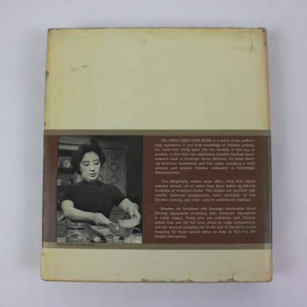 Joyce Chen Cook Book 1962 Sixth Printing Hardcover Chinese Cookbook Dust Jacket