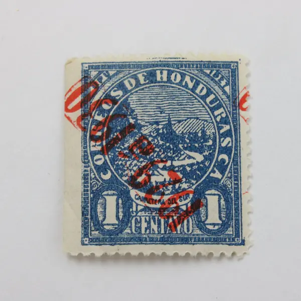 Honduras 1929-1930 One Centavo Overprint Postage Stamp Used
