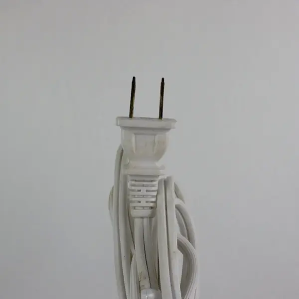Lot of 2 White Extension Cords 5ft & 6ft