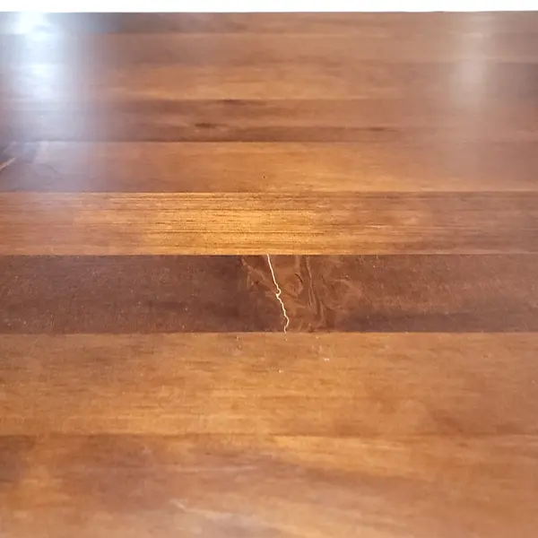 Dark Wood Cabinet With Brass Lock Hardware - Local Pickup Only